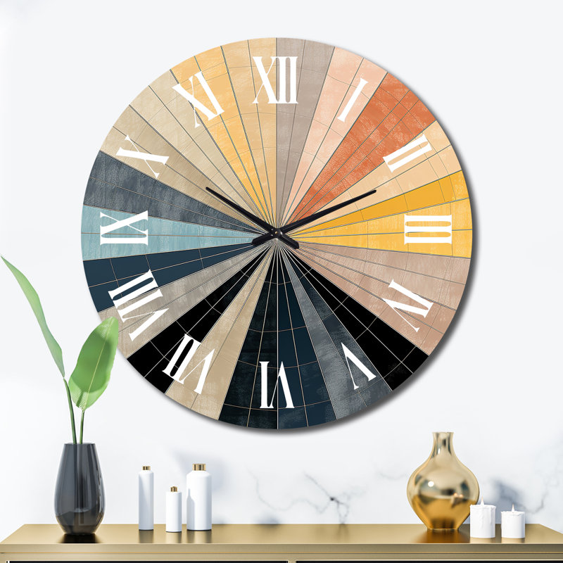 Horloge murale Mid-Century New Balance, Très grand