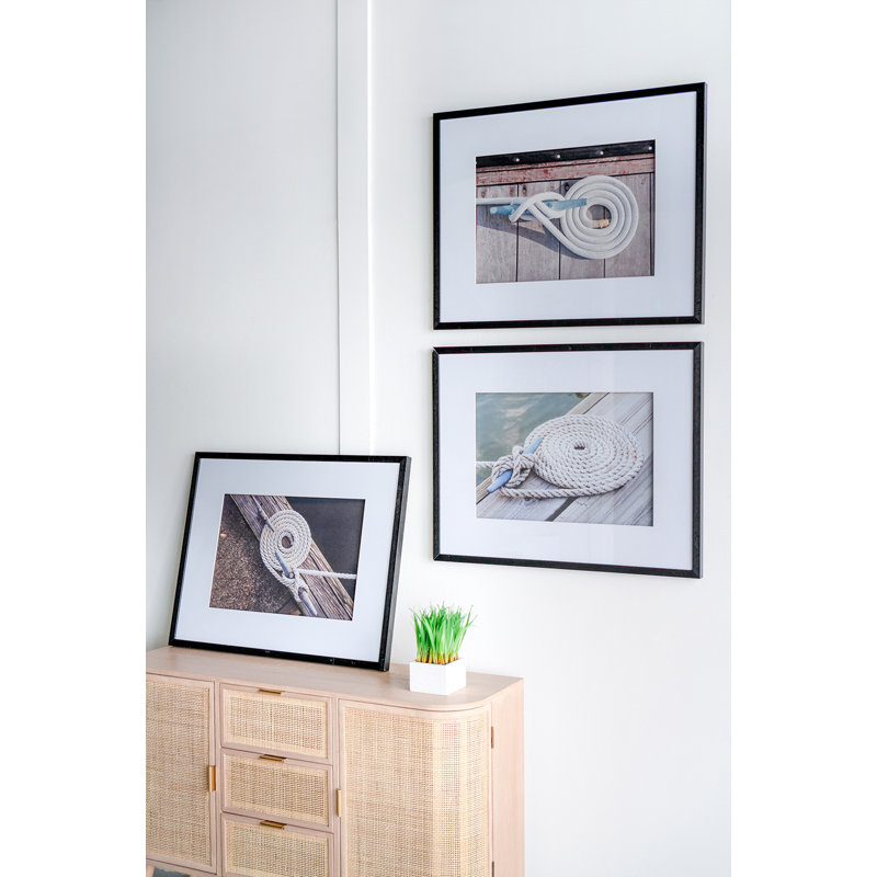 'Rope' - Print Set on Glass