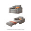 Canapé-lit extensible 54,33 po Modern-131258188