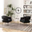 Fauteuil d'appoint en velours Chynna-1662602960
