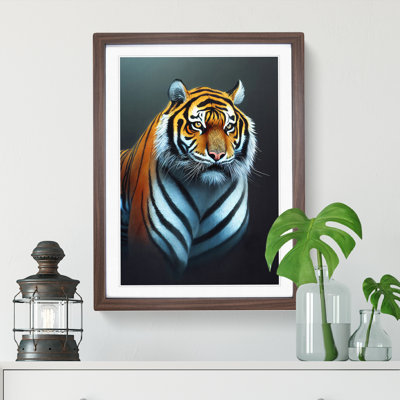 Striking Tiger No.2 - Framed Print