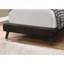Lit plateforme tapissier en similicuir