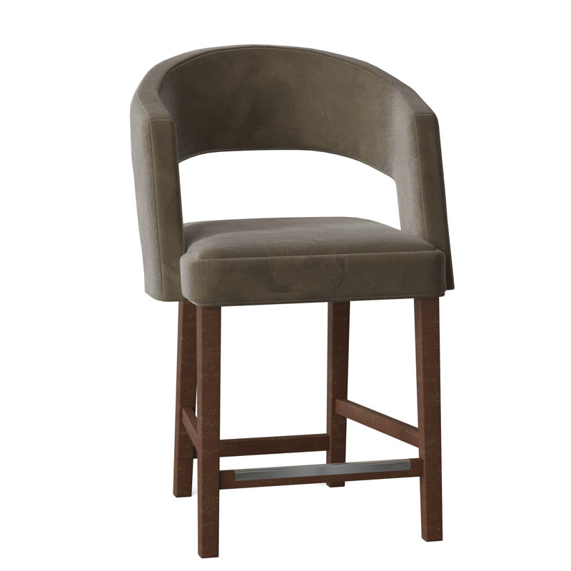 Bryant 26" Counter Stool, Walnut, Perigold Play Cameo