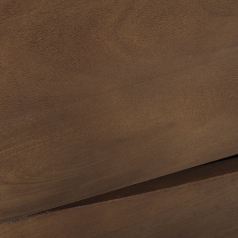 Katt Solid Wood 33.5'' W Unfinished 3 - Drawer Dresser, Walnut