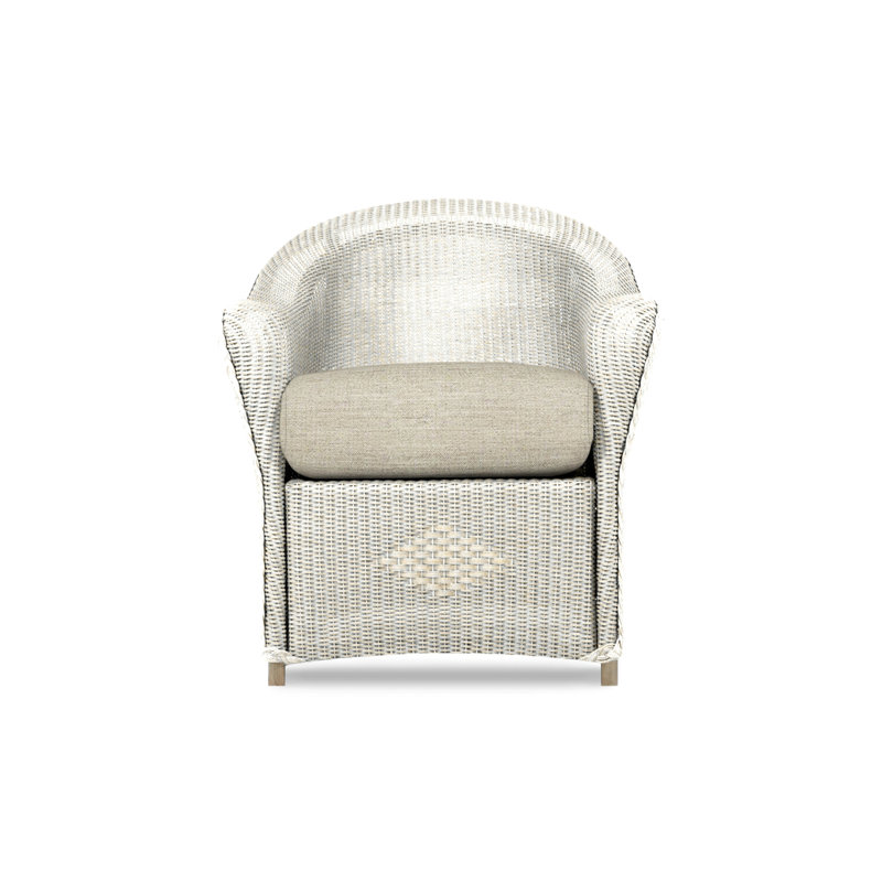 Reflections Outdoor Dining Armchair, Antique White, Remy Cloud