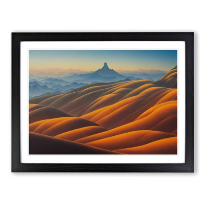 Excellent Mountain Landscape - Single Picture Frame Painting