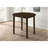 Cappuccino And Tan 3-Piece Dining Set With Drop Leaf
