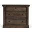 Adelaide Three-Drawer Mango Wood Nightstand In Cocoa Brown