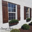 TimberCraft 5 3/8" Boards Joined Board-n-Batten Shutters w/Z-Bar, Western Red Cedar (Per Pair)-36421151-36421193