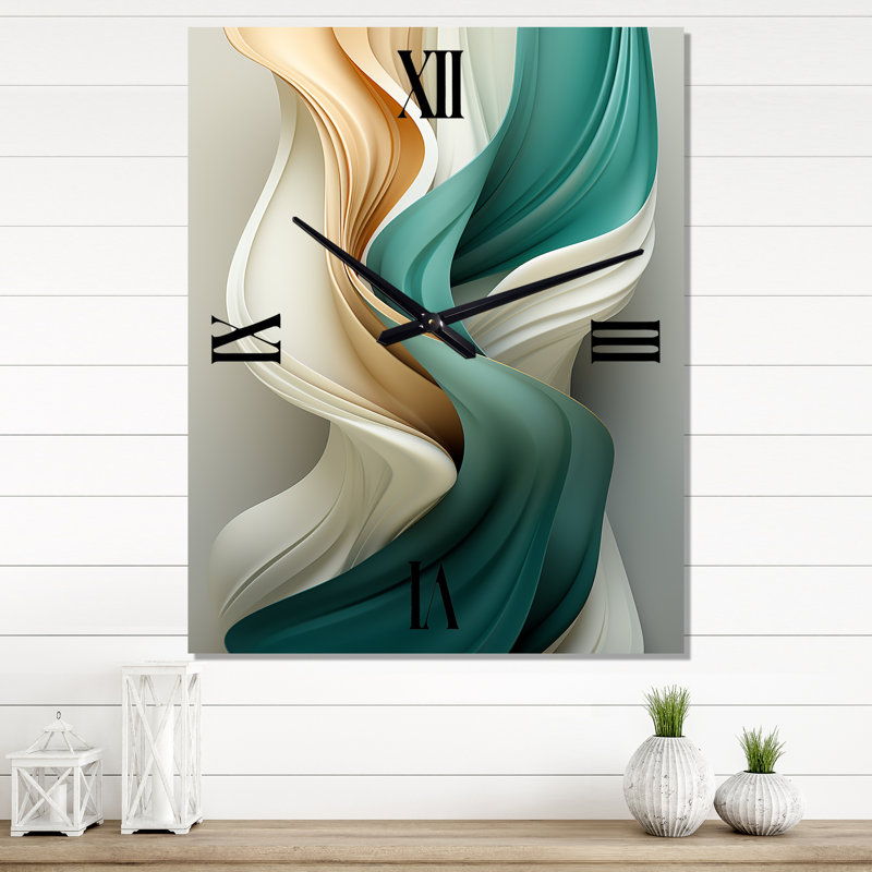 Horloge murale Teal, Petit