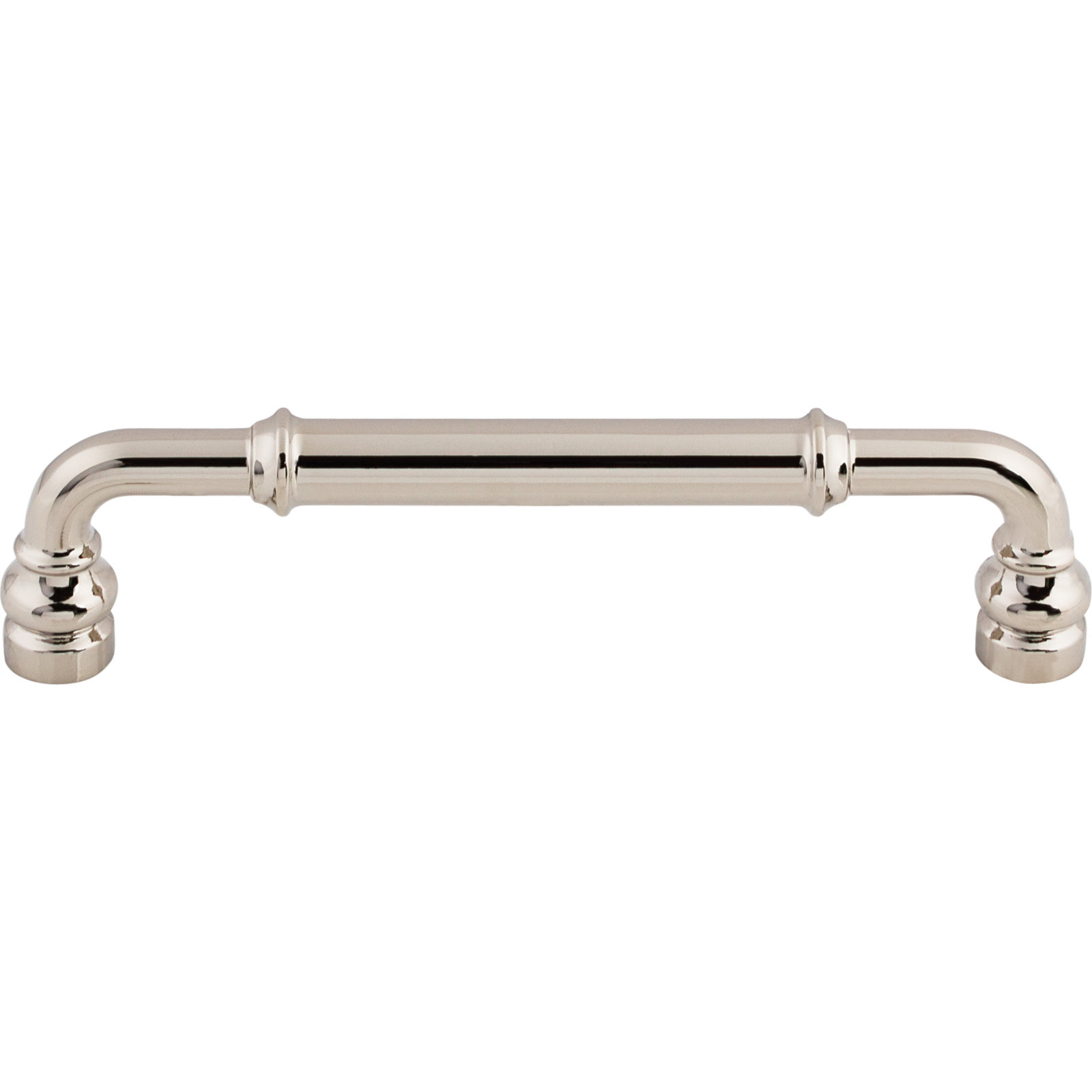 Brixton Bar Cabinet Pull, Polished Nickel, 5 1/16" Center to Center