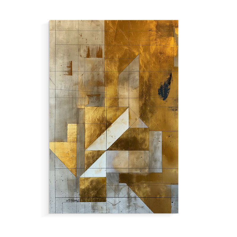 Série ABSTRACT CXVI - Impression sur toile seulement - NON CADRE, H 48 po x l 32 po