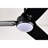 Hestrune 52-inch Black Led Lighted Ceiling Fan