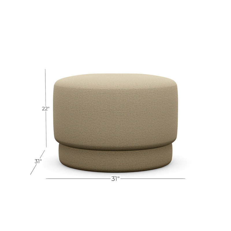 Cremini Small Ottoman, Sugar Shack 120503
