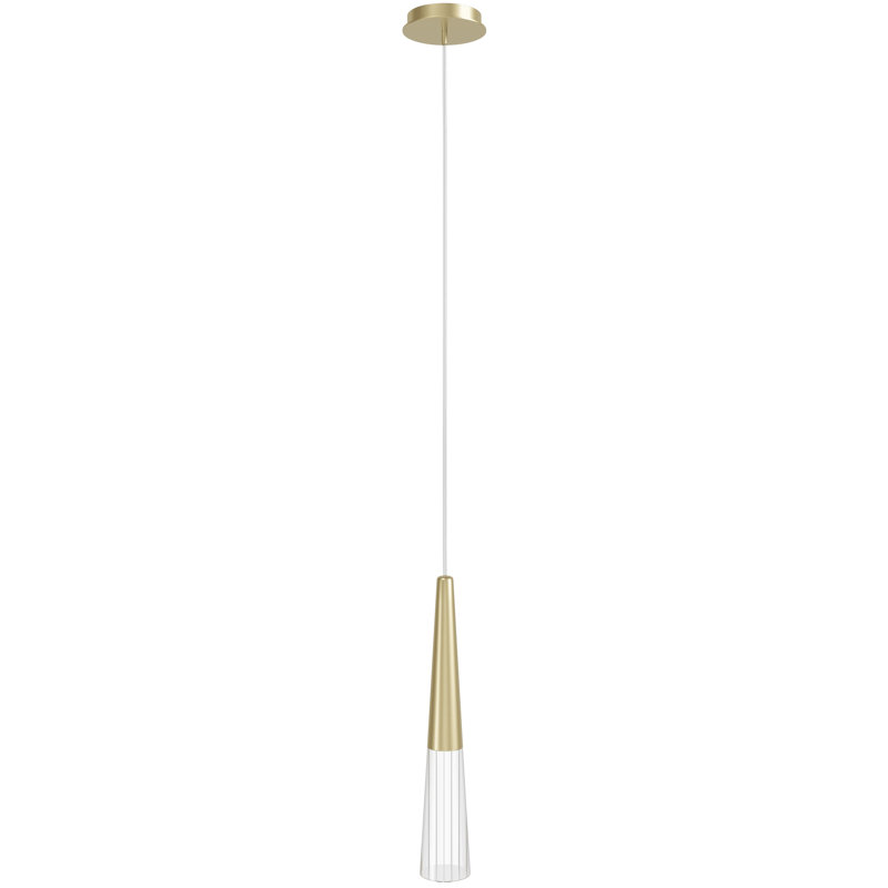 Dorcia 1 - Light Unique/Statement Pendant, Brushed Brass