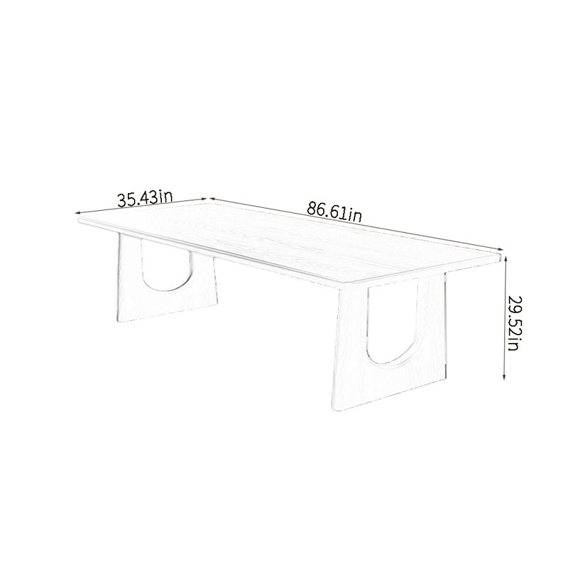 Antoinio, 29.92"H x 86.61"L x 35.43"W