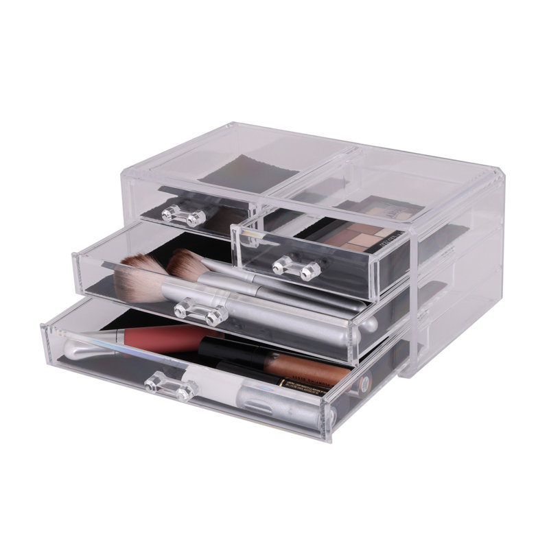 Plastic Compartment Makeup Organiser