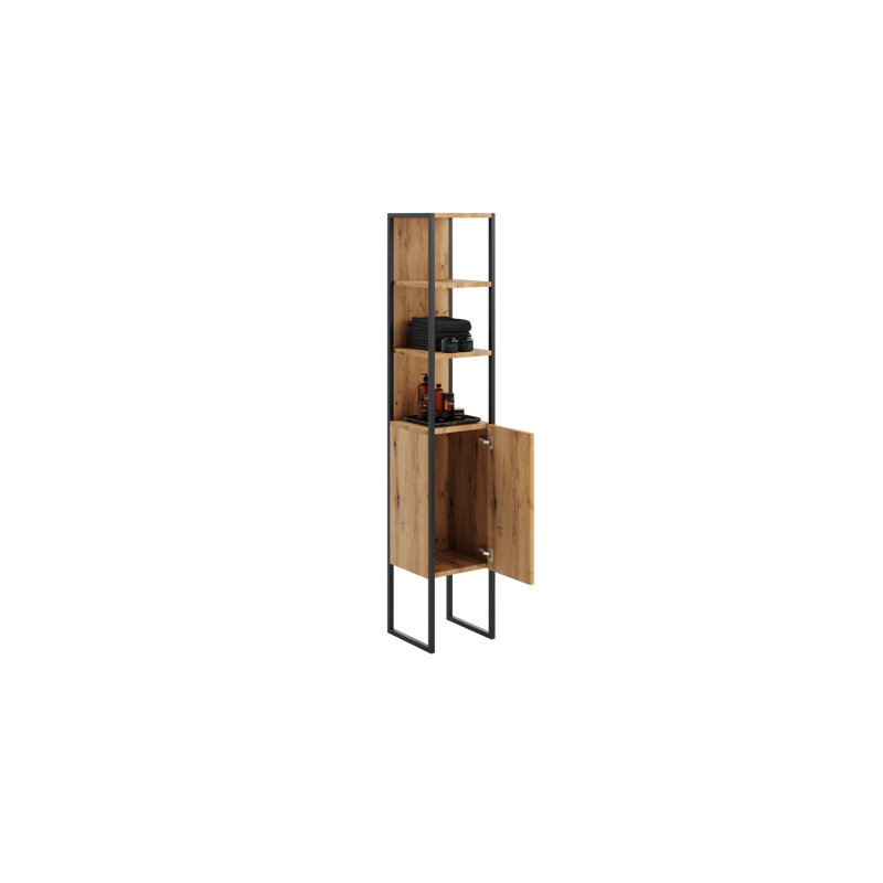 Metal Freestanding Bathroom Storage Furniture Set