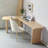 L-Shaped Solid Wood Desk-109691935-109691938-109691939