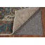 Tapis traditionnel turquoise en laine vert 6 x 9