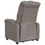 Fauteuil de massage en tissu taupe VidaXL-588492829
