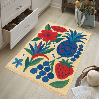 Tropical Punch Pineapple & Berry Rug