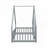 House-Shaped Floor Bed With Fence, Guardrails-3268796-3268794