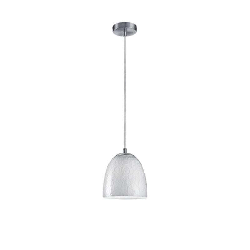 Fann 1 - Light Single Pendant, White, 12.9" H x 12.9" W x 12.9" D