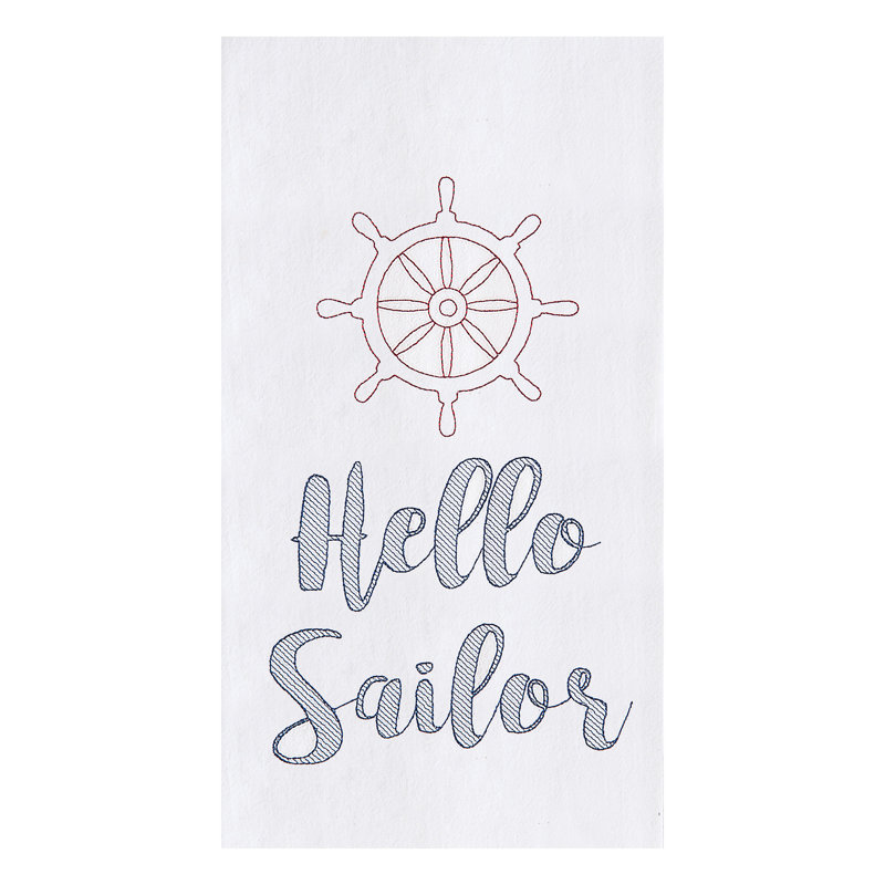 Serviette de cuisine Hello Sailor