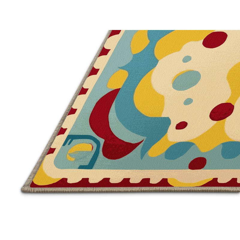 Funky Curl Rug, Rectangle 2' x 3'