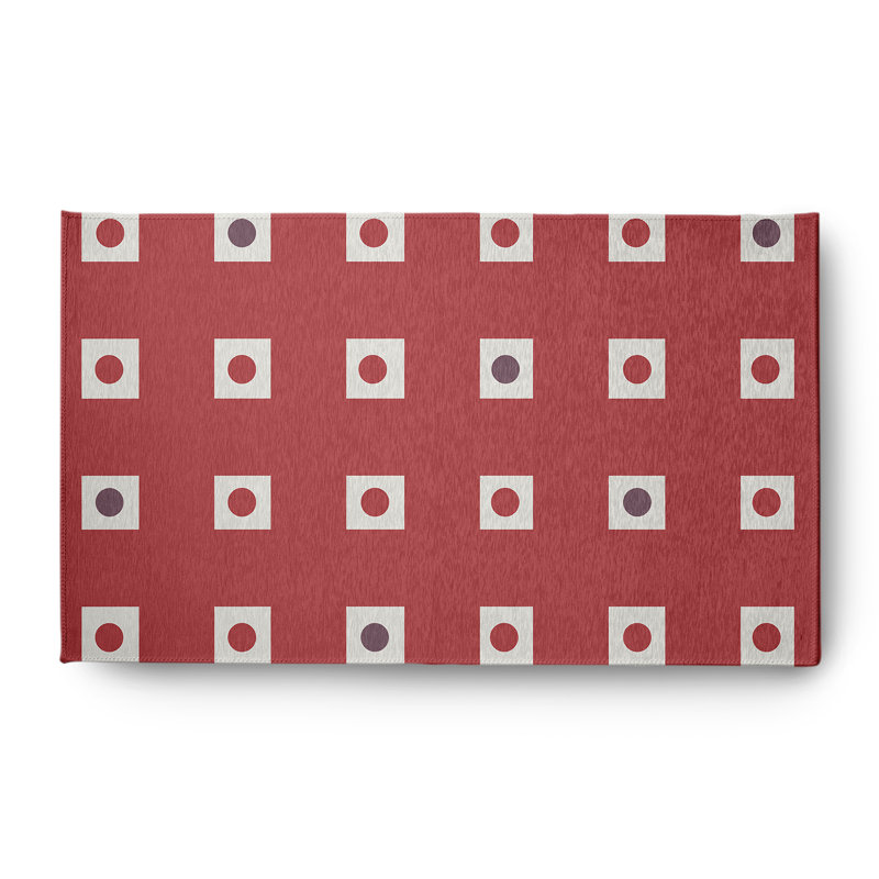 Chenille Geometric Rug, Rectangle 3' x 5'