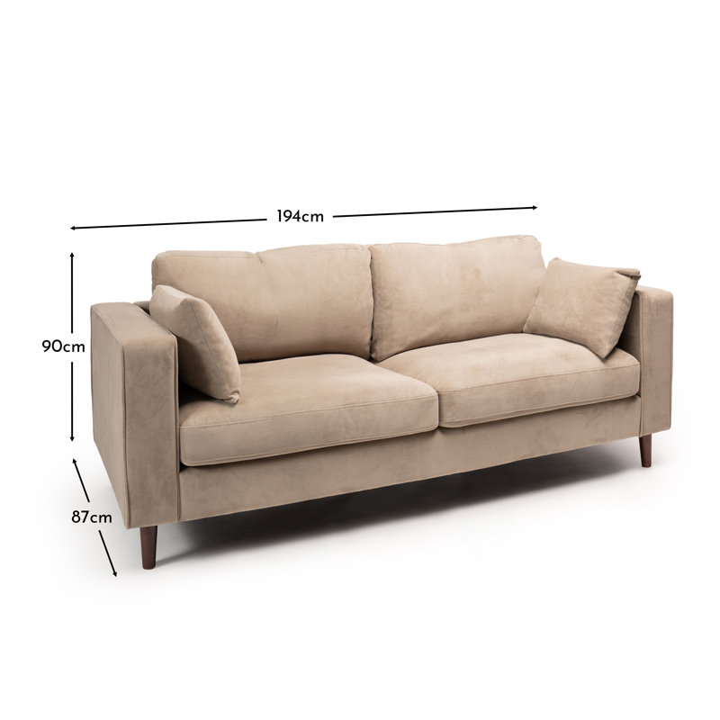 Floresville Sofa, Dark Oak, Driftwood, 3 Seater