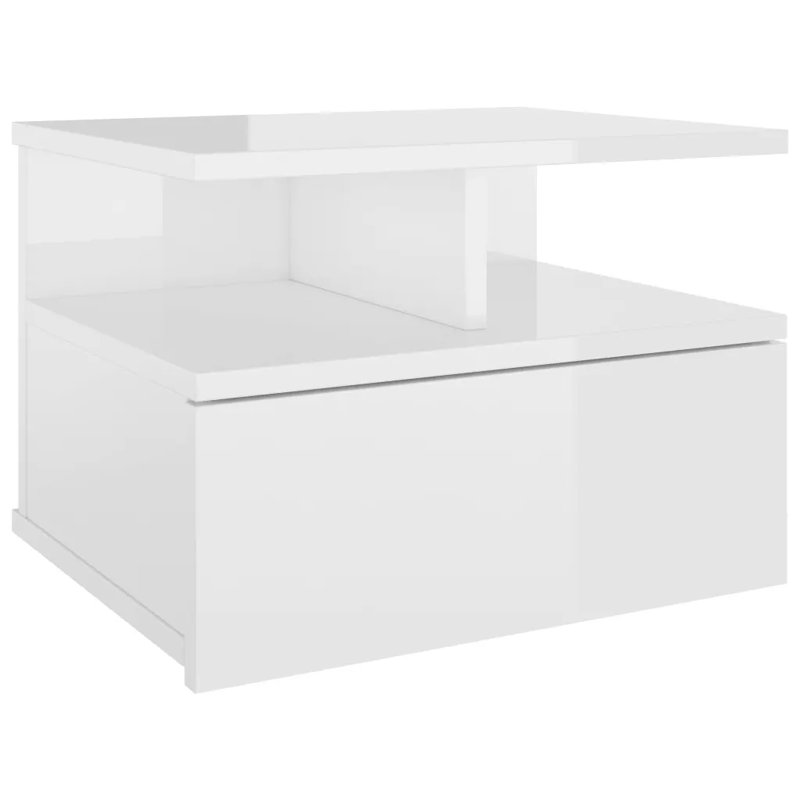Kaci-Lei 40 cm W Bedside Table, Grey Sonoma, Grey Sonoma, 1
