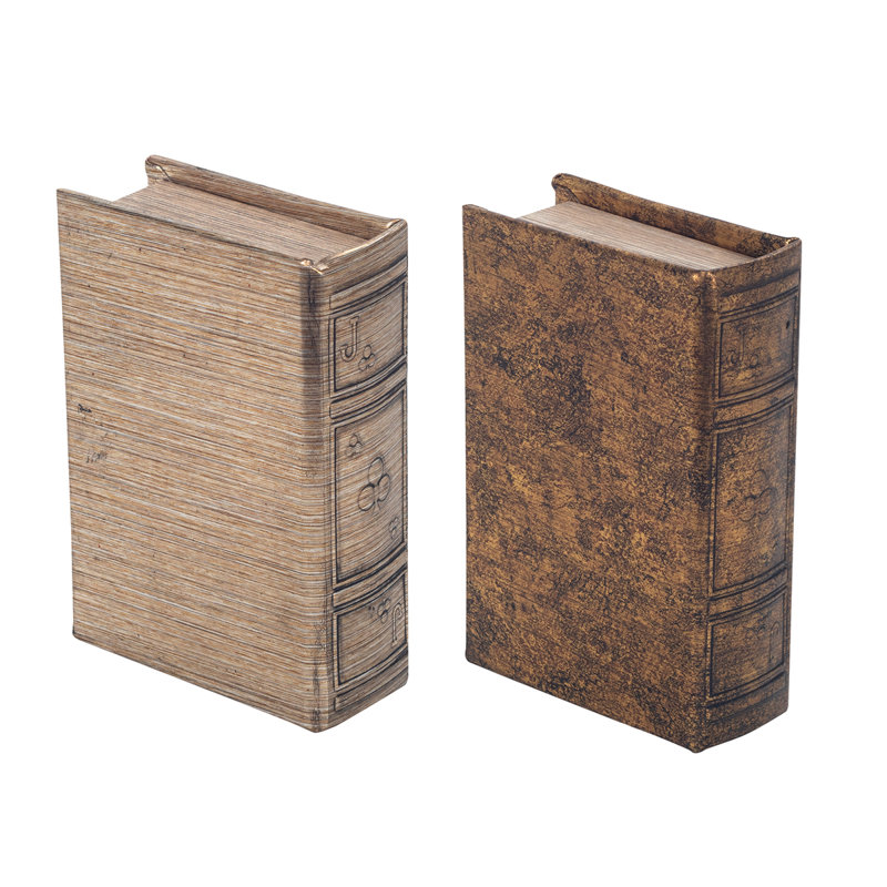 Chachere 2 Piece Medium Density Fiberboard (MDF) Decorative Box Set