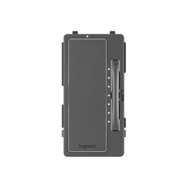 Radiant Multi-Location Dimmer Faceplate, Black