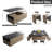 Lift-Top Coffee Table With 4 Stools,3-In-1 Multifunctional Center Table