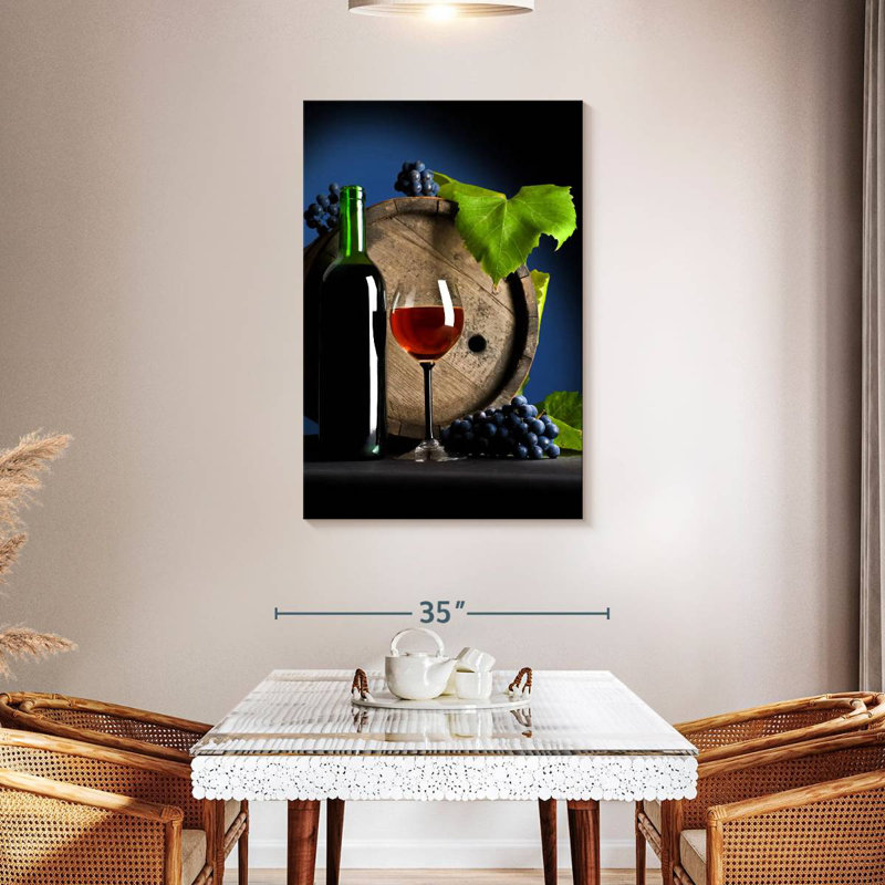 Baril de vin rouge Yarlin, H 45 po x l 30 po