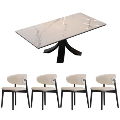 Ensemble de table de salle à manger Modern Rock