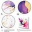 «Mauve et rose», art mural Fractals-766167398-766167395