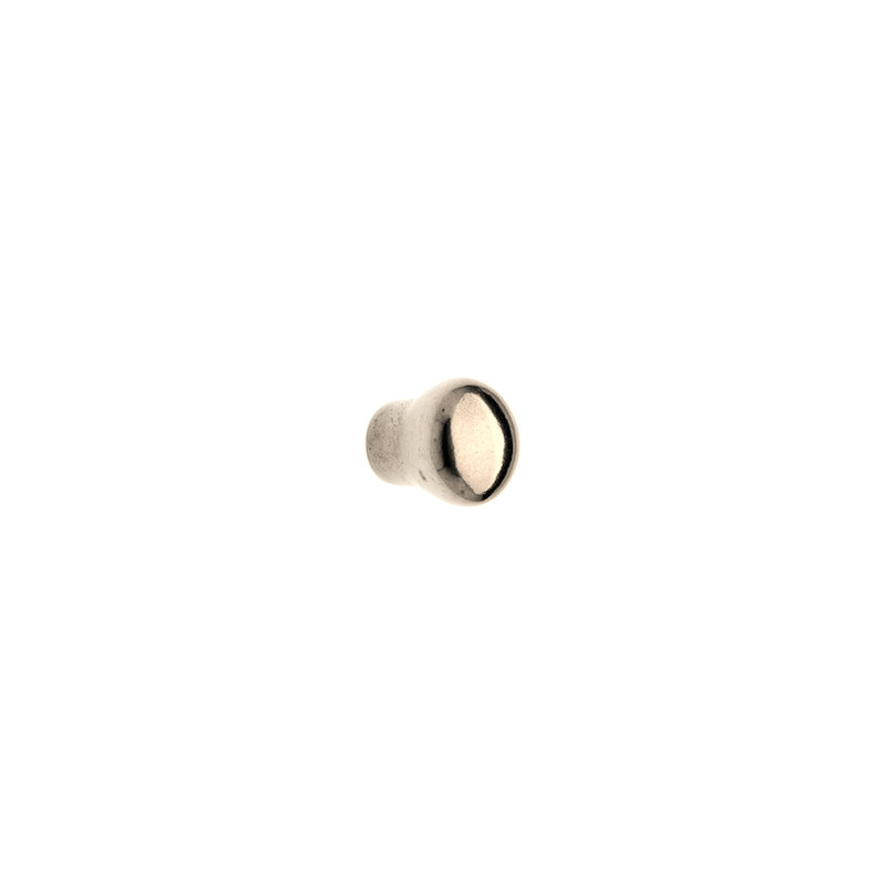 Bronze Mushroom Knob, White Bronze Light