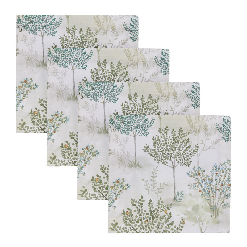  Ensemble de 4 serviettes de table Eden