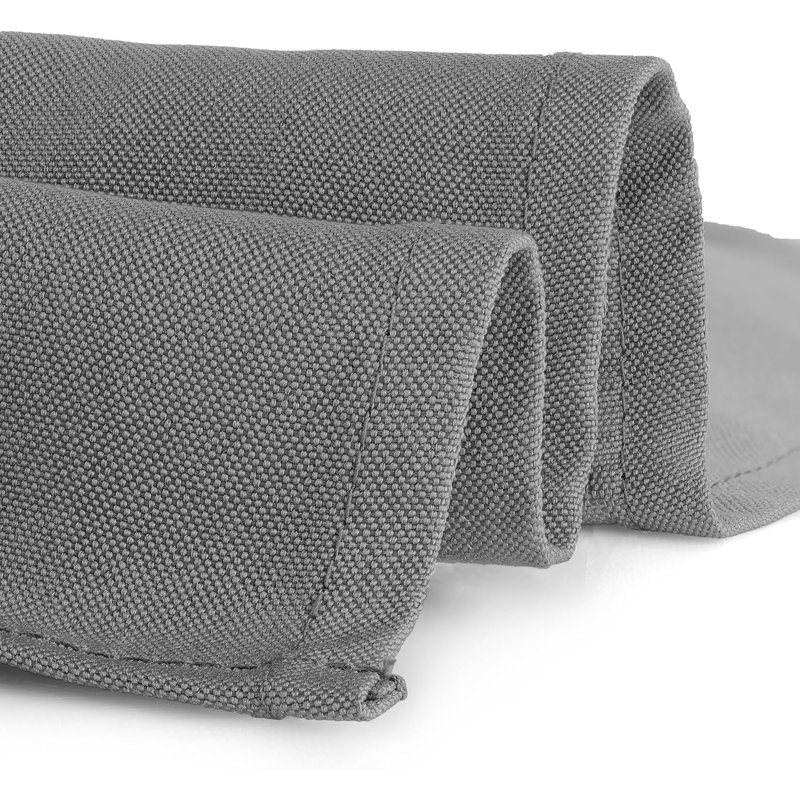 Alyea Dining Linens, 30" W x 72" L, Charcoal