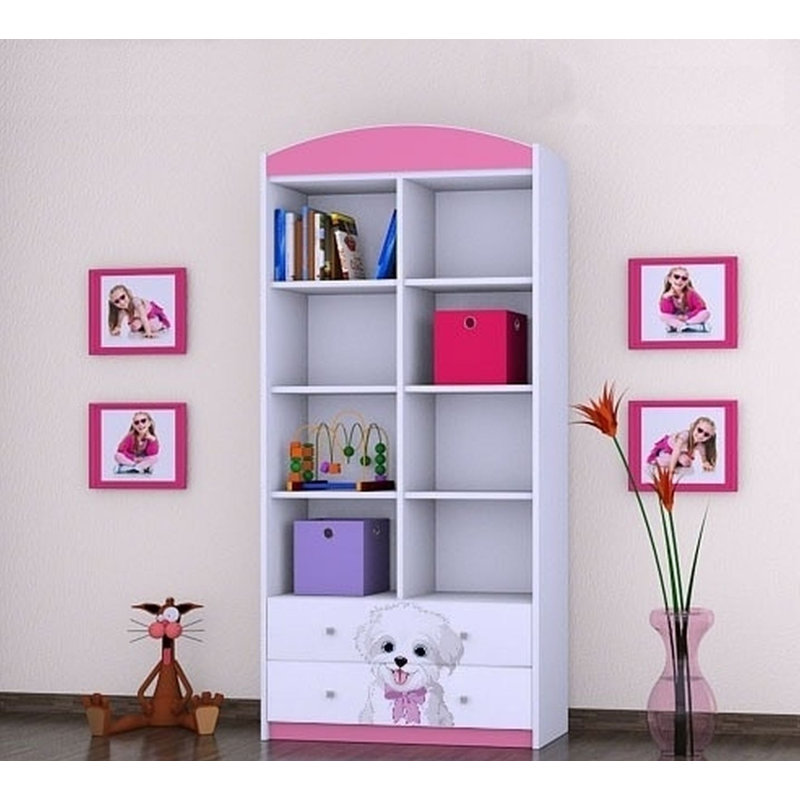 Brandon 183cm H X 88cm W Animals Kids Cube, Pink