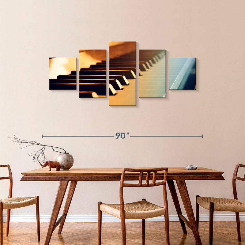 Morning Piano, 36" H x 80" W