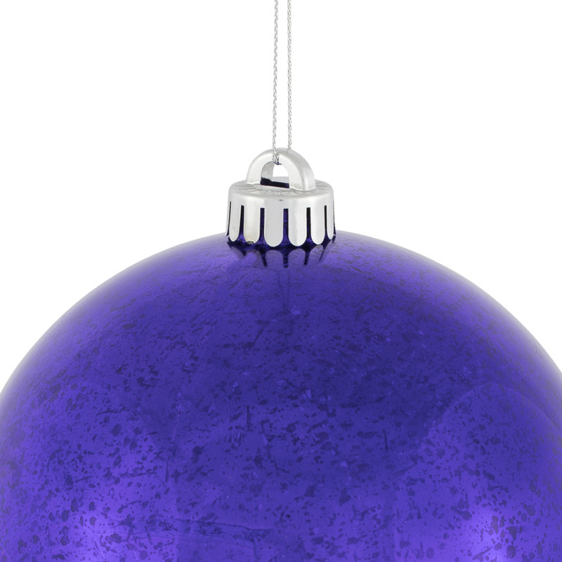Ornement boule de mercure brillant, Mauve