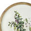 S/4 D19.7" Flora Print Round Frame