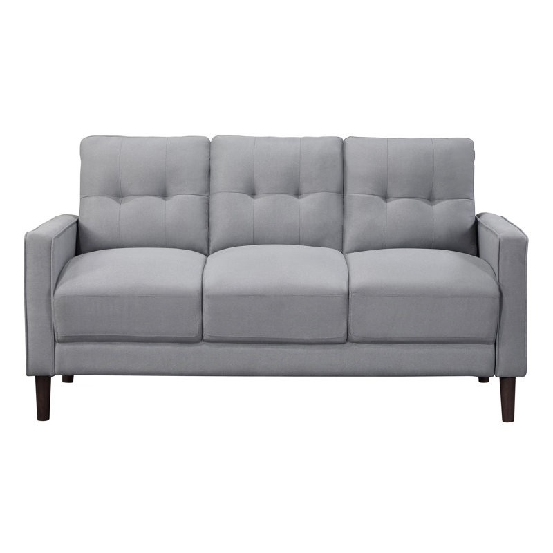 Canapé Hajriz, 100 % polyester gris