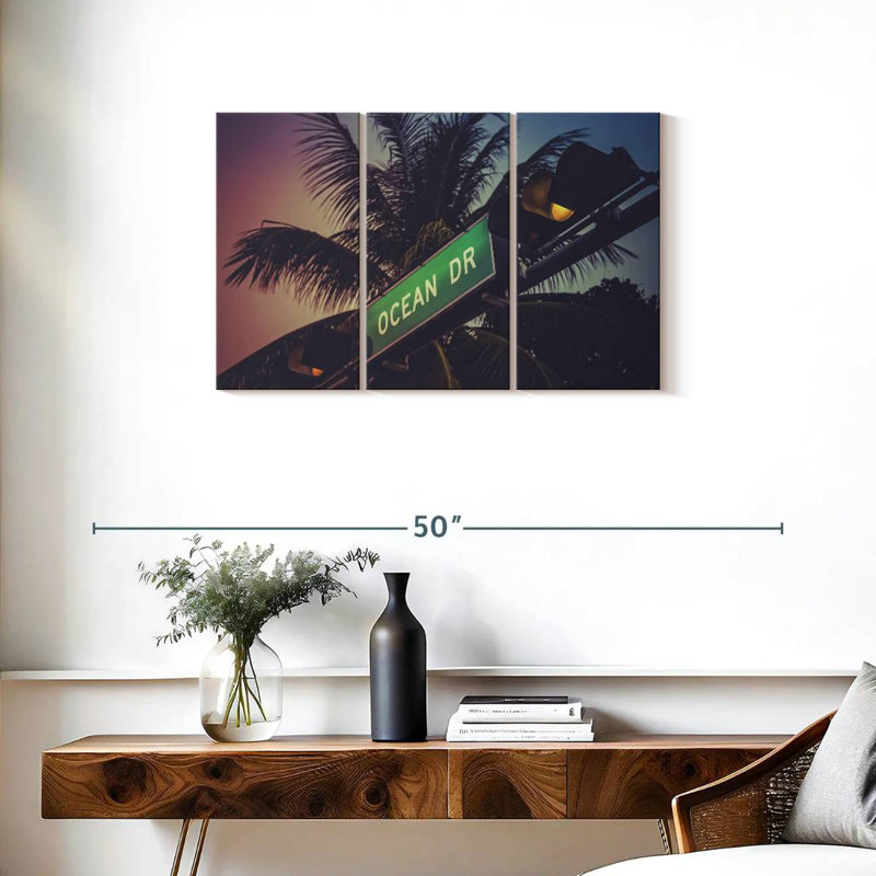 Sebbie Miami Ocean Drive, H 20 po x l 33 po