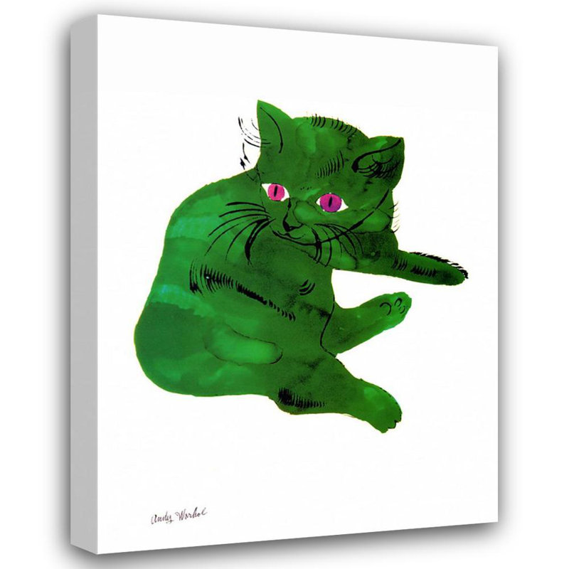 Untitled (Cat), c. 1956, 24" H x 18" W