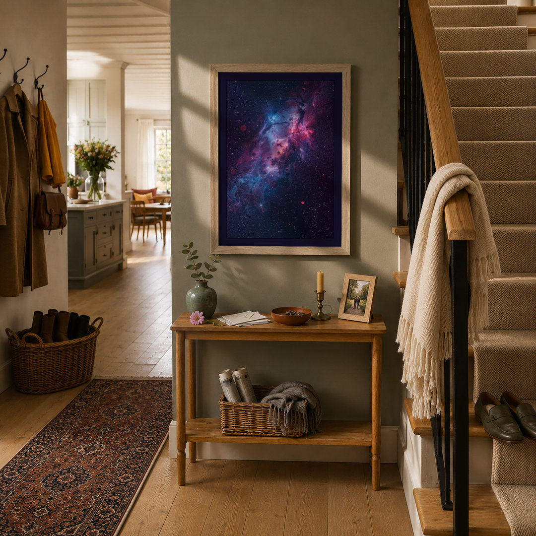Cosmic Nebula Space - Framed Print